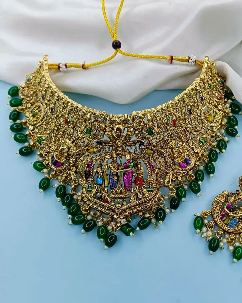 Darbar Bridal Temple Choker